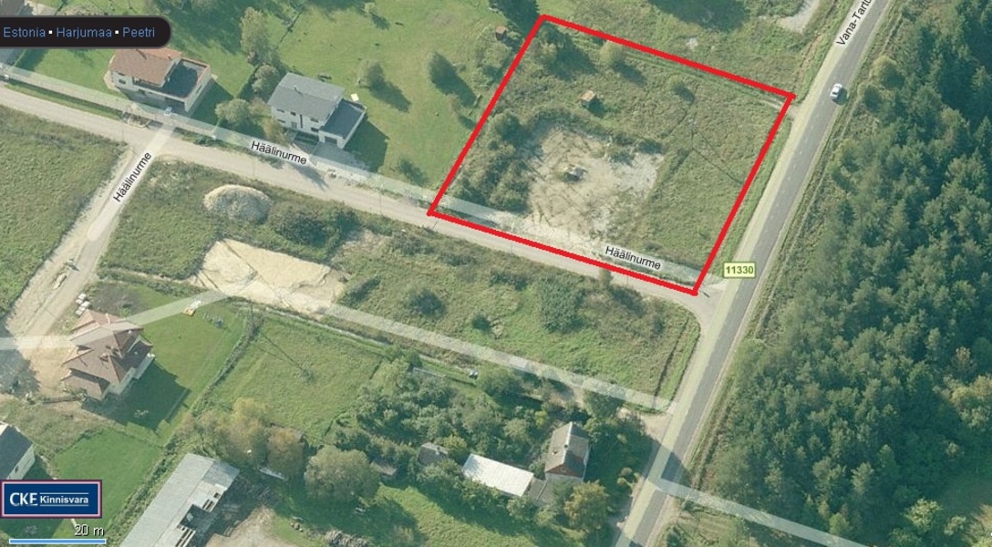 3773 m² Maa  -  Rae vald, Peetri alevik